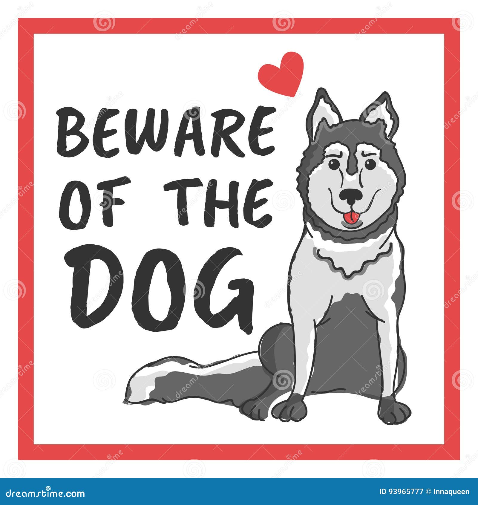 beware of dog sign cute