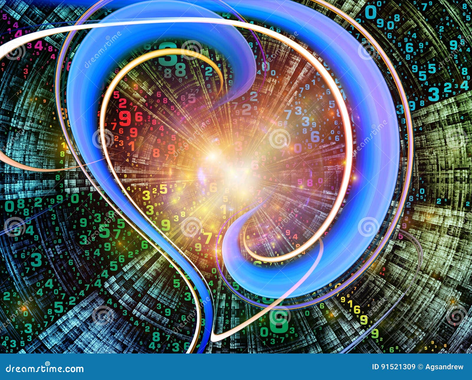 Beyond Digital World stock image. Image of expansion 91521309