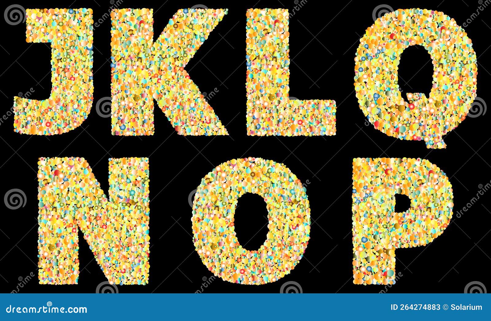 Glitter font stock vector. Illustration of glitter, graphic 264274883