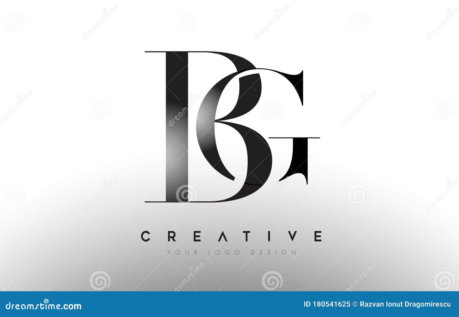 An a n letter design logo logotype concept Vector Image