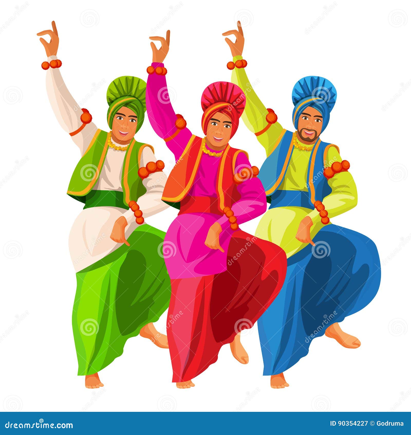 Bhangra Cartoons Illustrations And Vector Stock Images