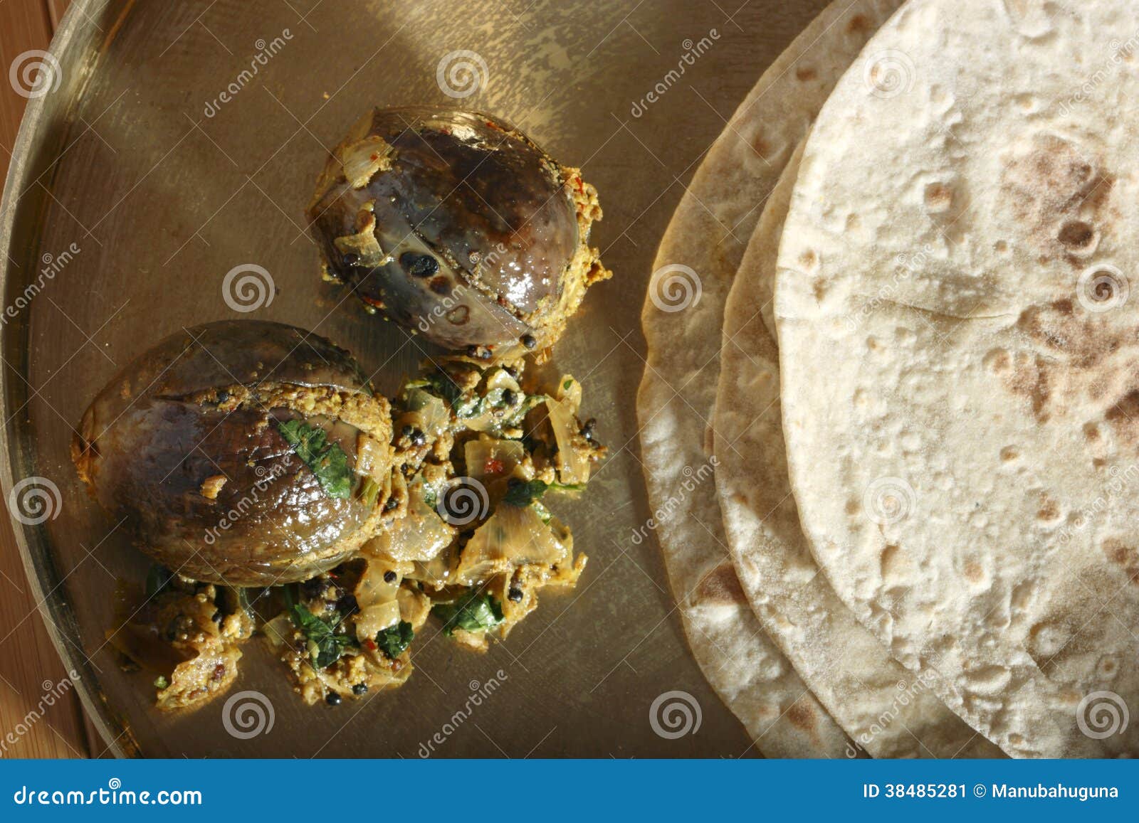 Bharli Wangi or Stuffed Baby Eggplants Stock Image Image of cookery