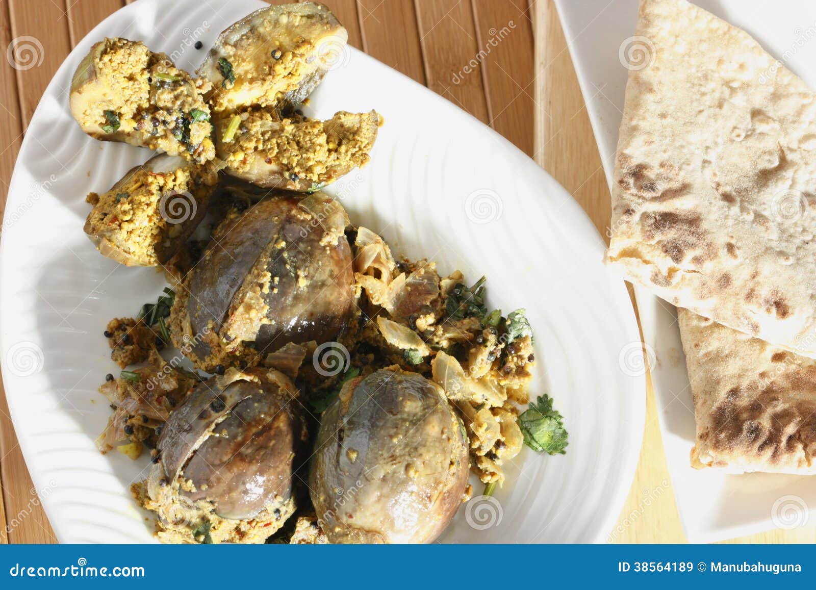 Bharli Wangi or Stuffed Baby Eggplants Stock Image Image of marathi