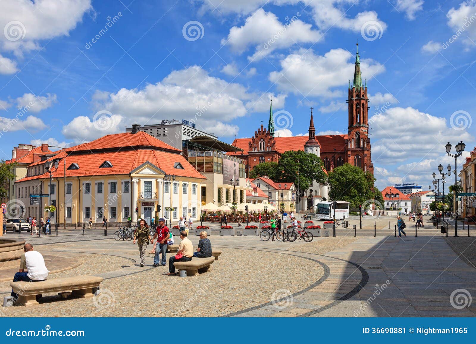 Bialystok, Polônia foto editorial. Imagem de real, céu 36690881