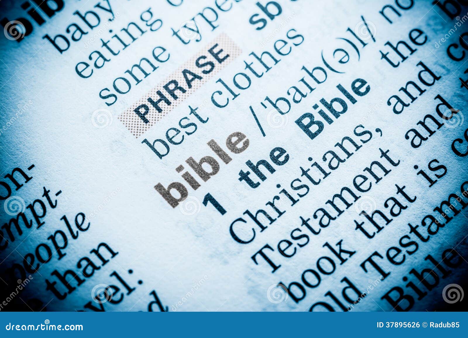 BibelWortDefinition stockfoto. Bild von gott 37895626