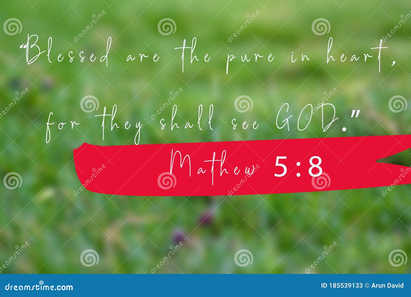 bibical words `blessed are the pure in heart for they shall see god  mathew 5:8
