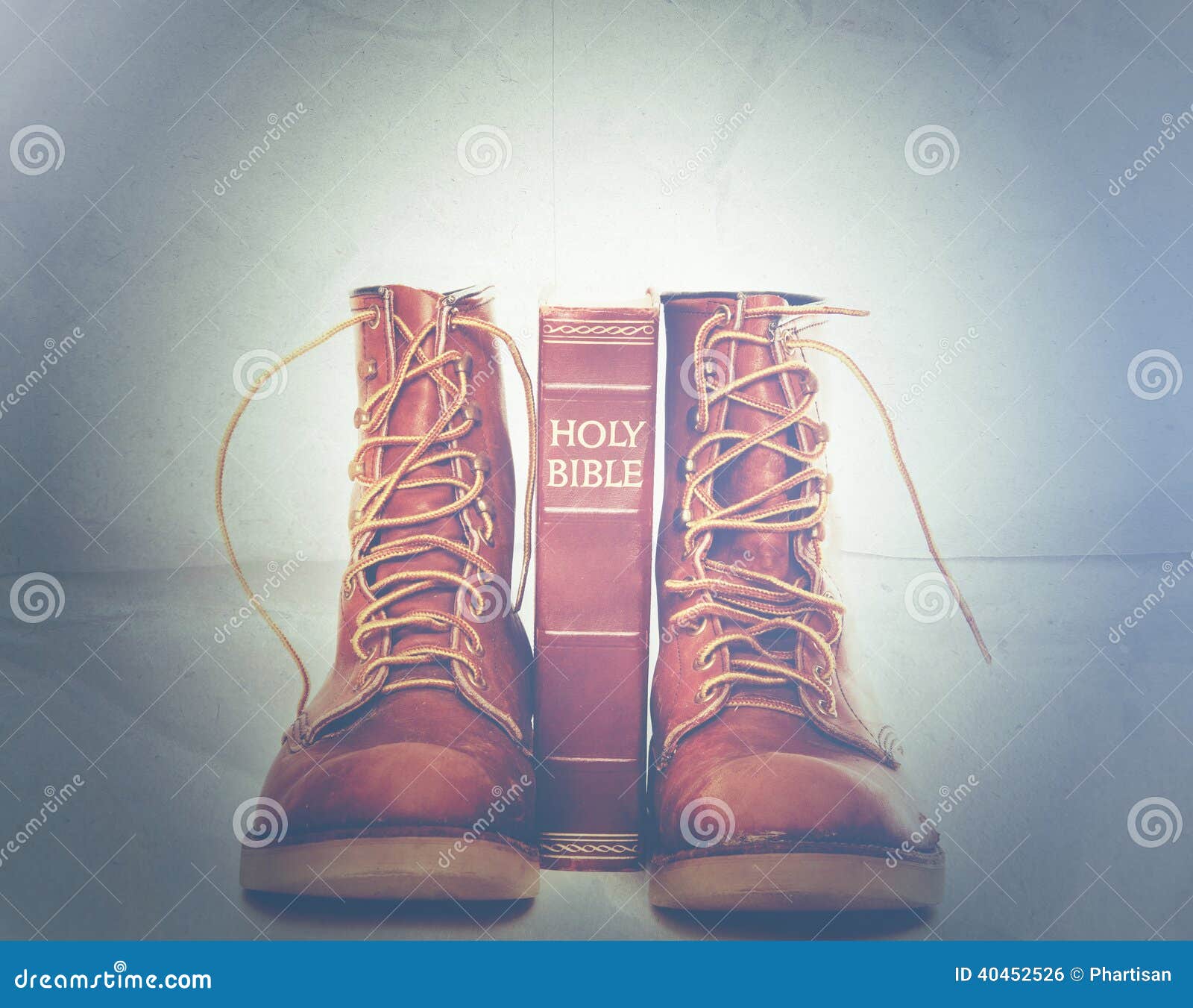 Bible and boots stock photo. Image of rugged, church 40452526