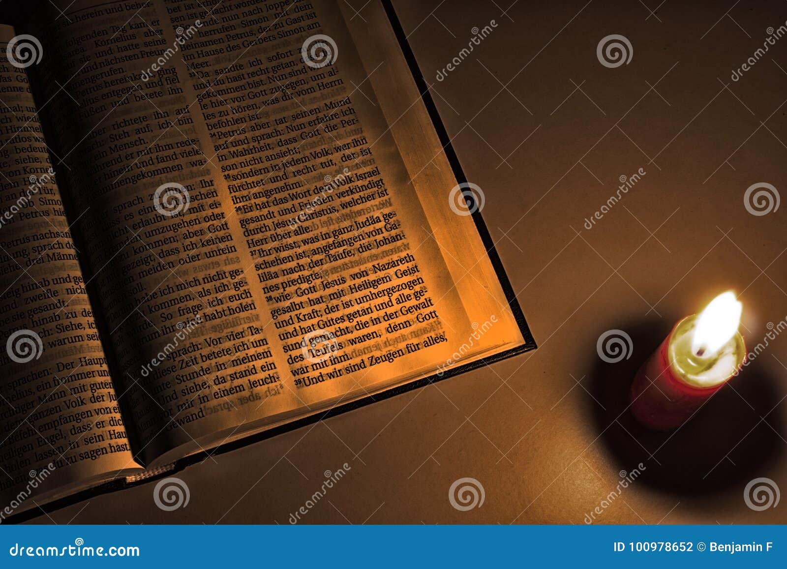 The bible stock photo. Image of candlelight, pitched 100978652