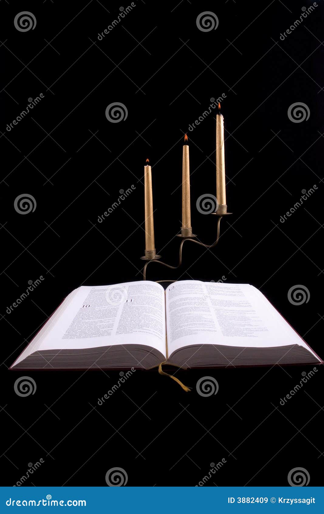 Bible and Candles stock image. Image of christian, scriptures 3882409