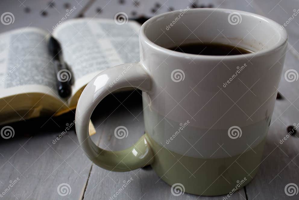 Bible coffee beans stock photo. Image of hope, christ 85271302