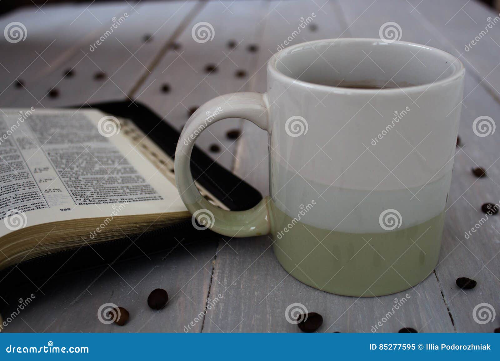 Bible coffee beans stock image. Image of breakfast, cross 85277595