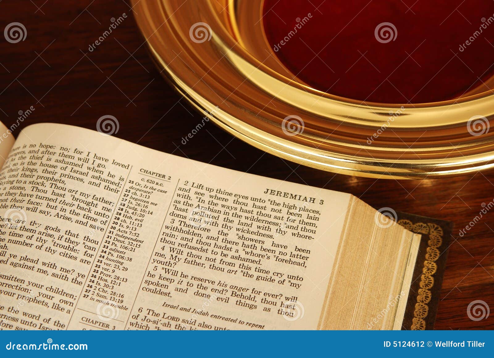 Bible and Collection Plate stock photo. Image of bible 5124612