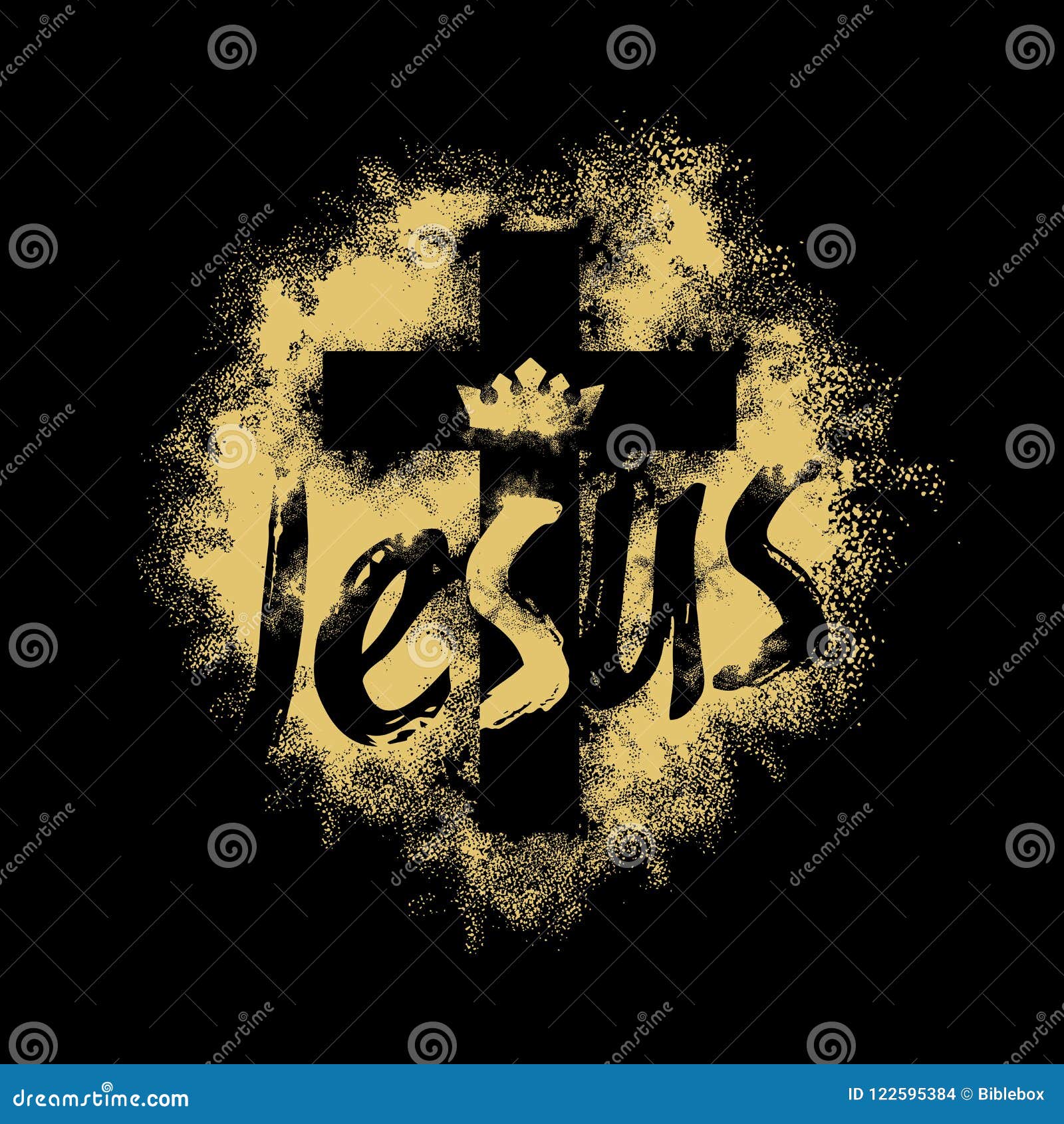 Bible Lettering. Christian Art. Cross Of The Lord And Savior Jesus ...