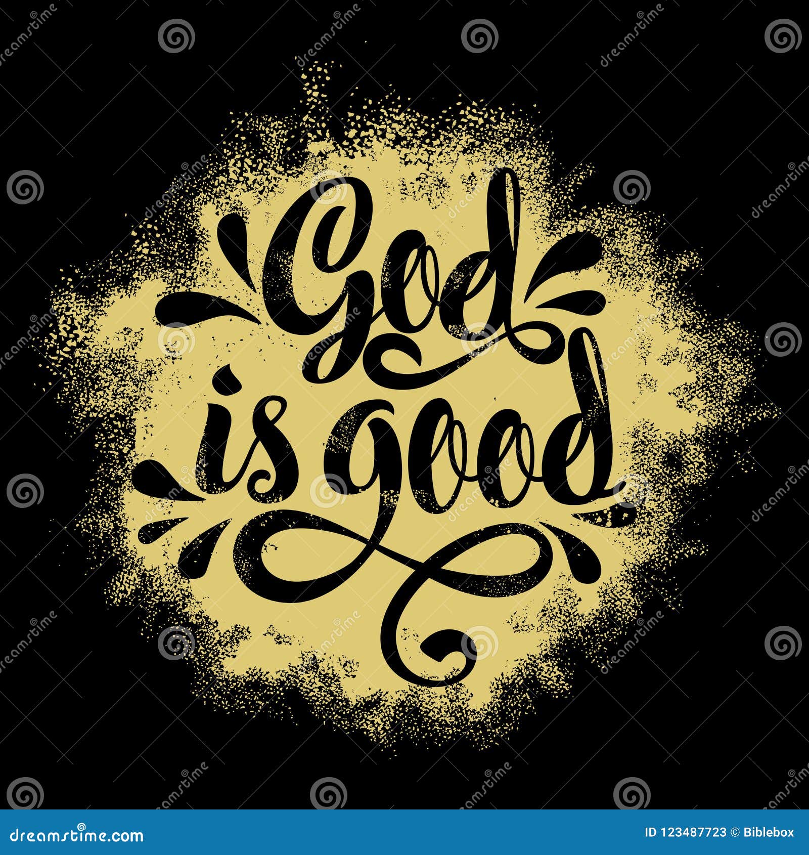 bible lettering. christian . god is good