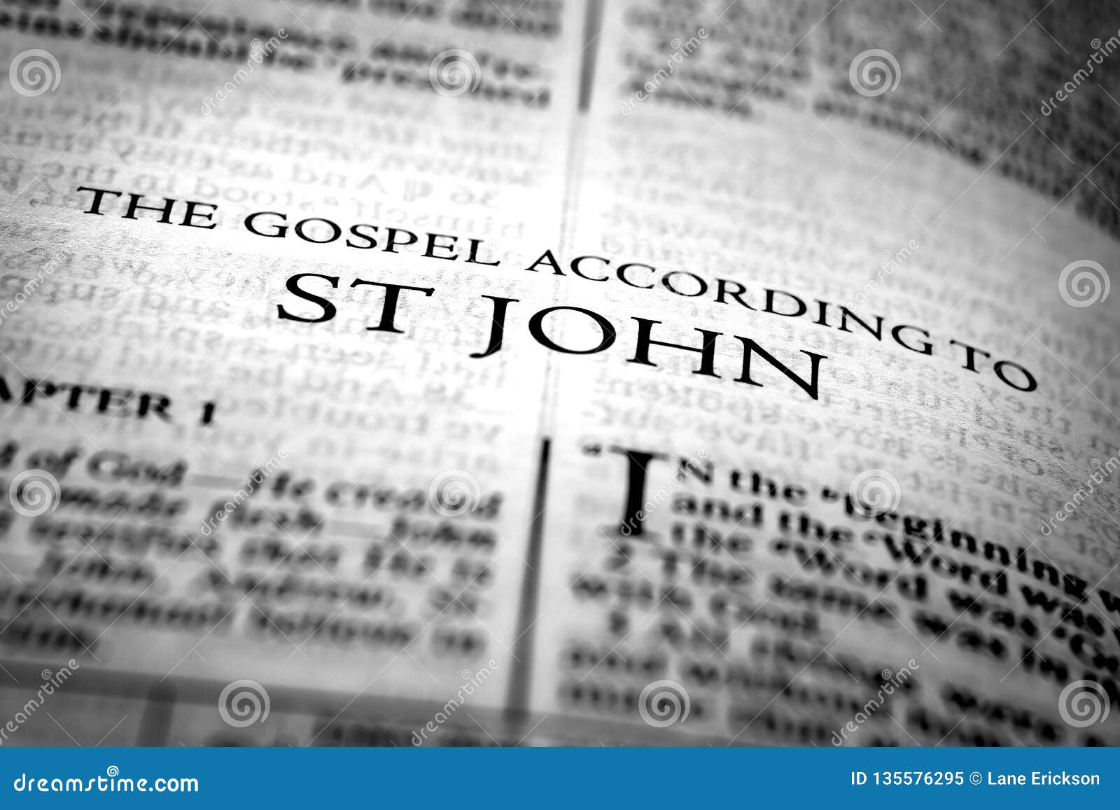 bible new testament christian gospel of st john saint