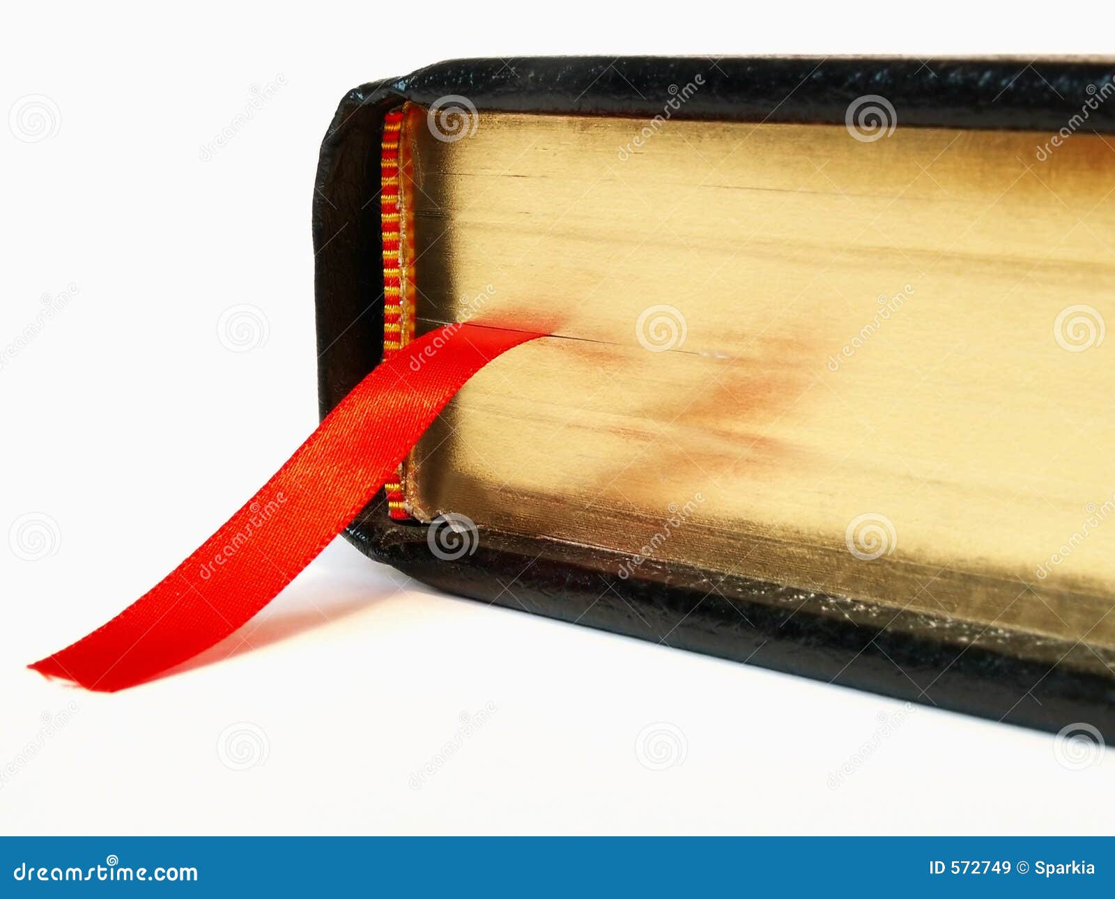 Bible with ribbon bookmark stock image. Image of scripture - 572749