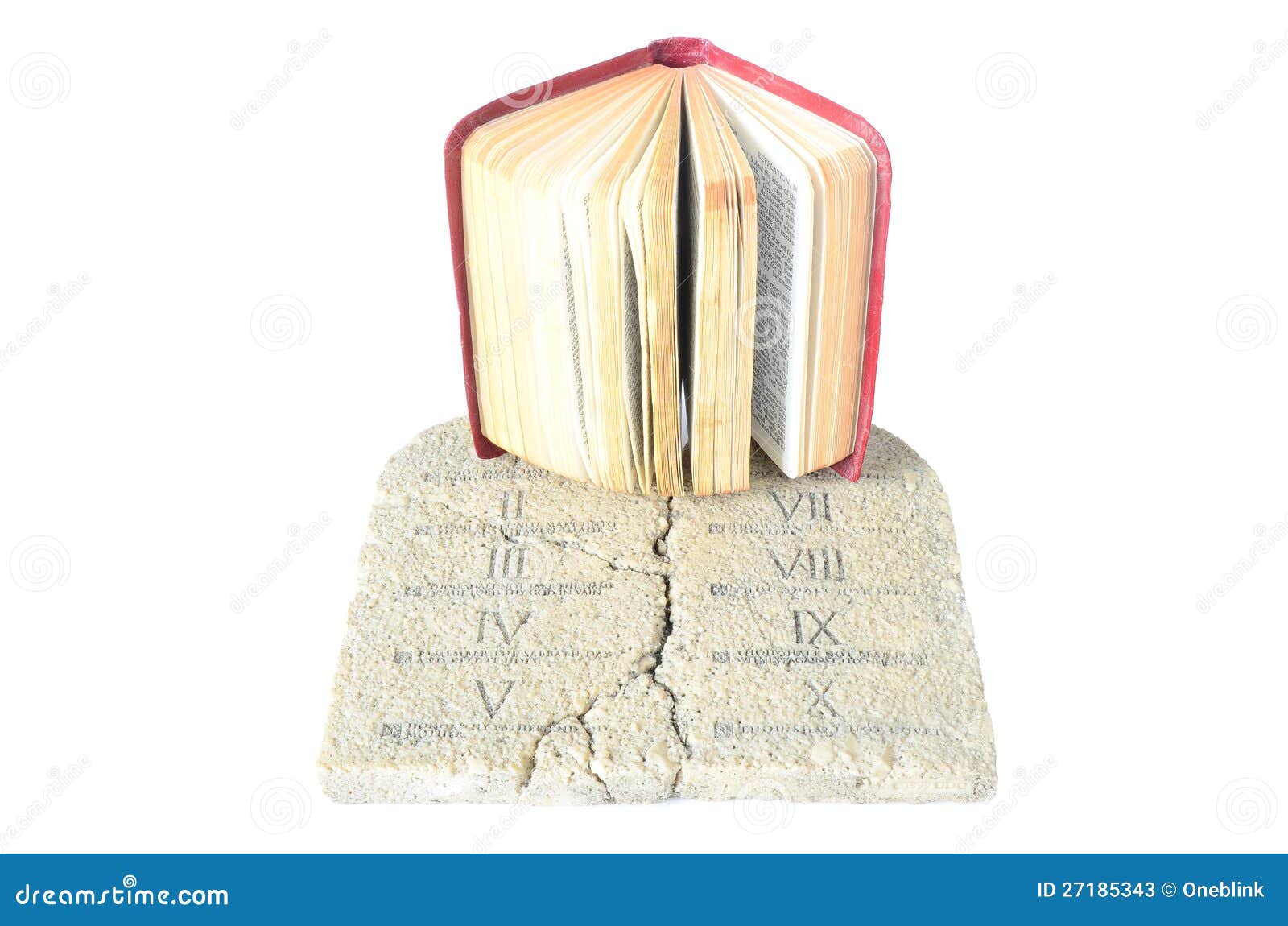 Bible And Tablets Of Law Stock Photos Image 27185343