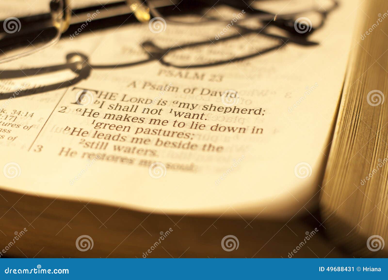 Biblical text with glasses stock image. Image of ancient 49688431