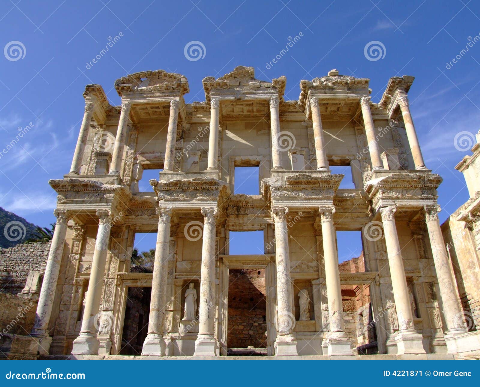 Ocupar entrega a domicilio Arreglo Biblioteca Antigua Del Celsus Del Ephesus Imagen de archivo - Imagen de  efesto, vacaciones: 4221871