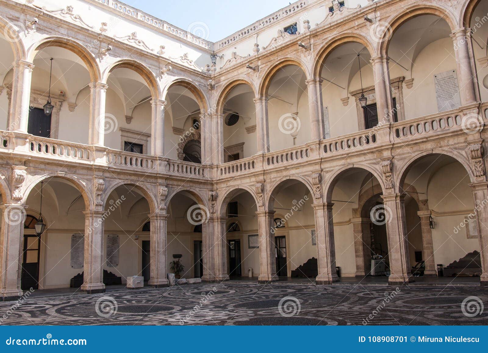 biblioteca regionale universitaria, catania, sicily, italy