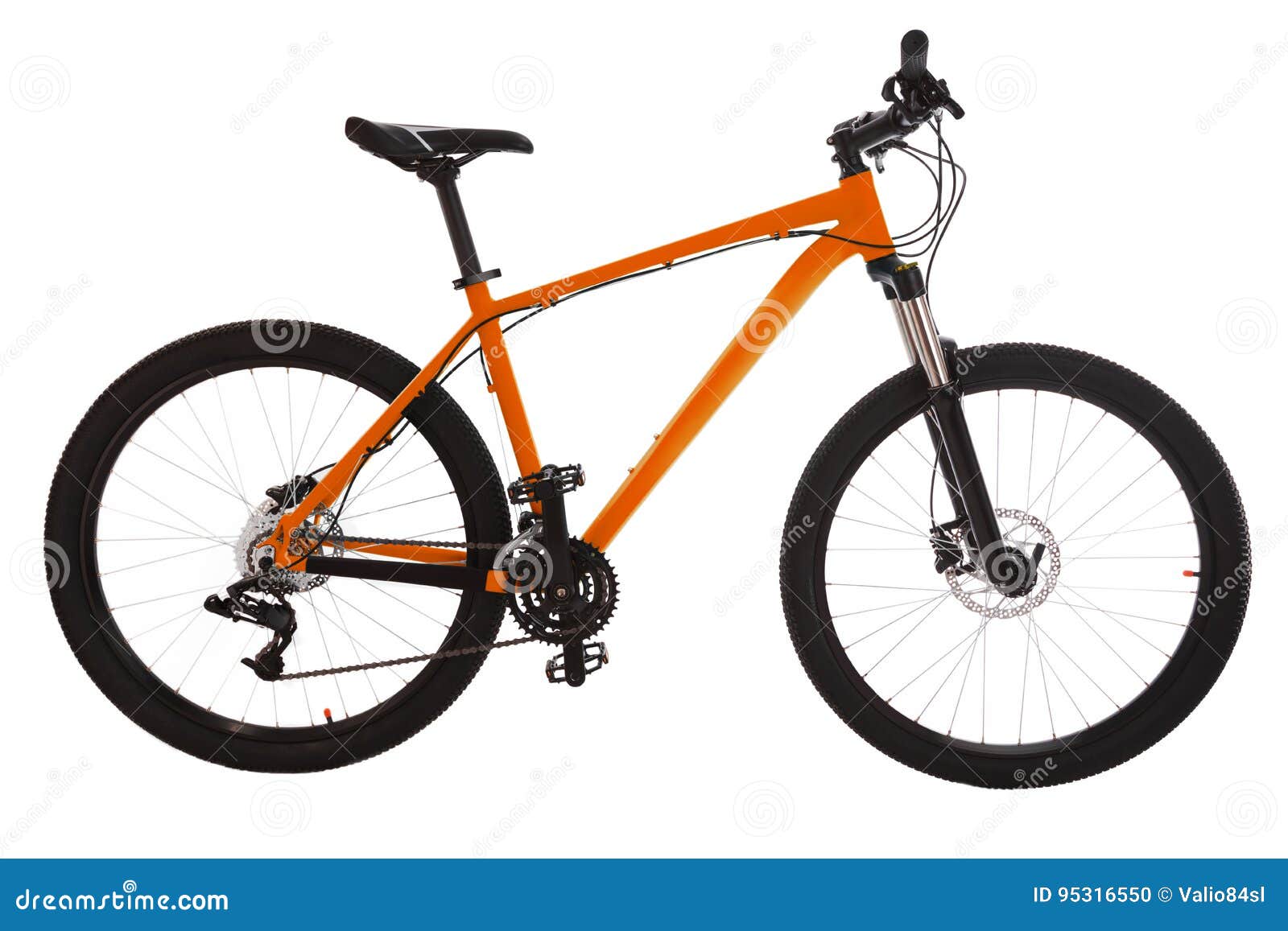 Bicicletas de naranja Cartel De Ciclismo Mtb naranja naranja 190 X 190mm blanco y naranja 