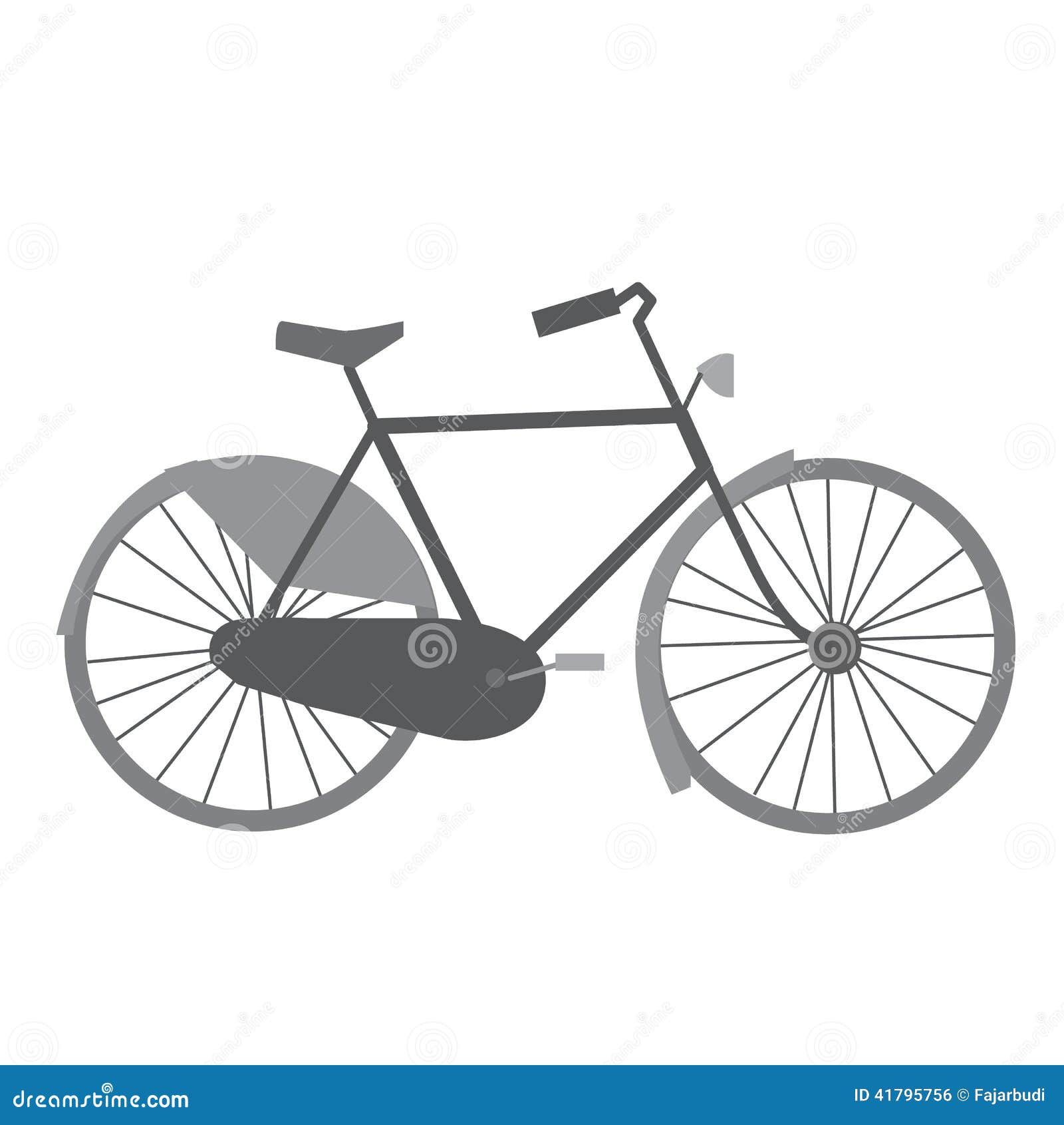 Bicicleta velha do tempo. Uma bicicleta do estilo antigo, porque toda sua bicicleta do estilo antigo precisam