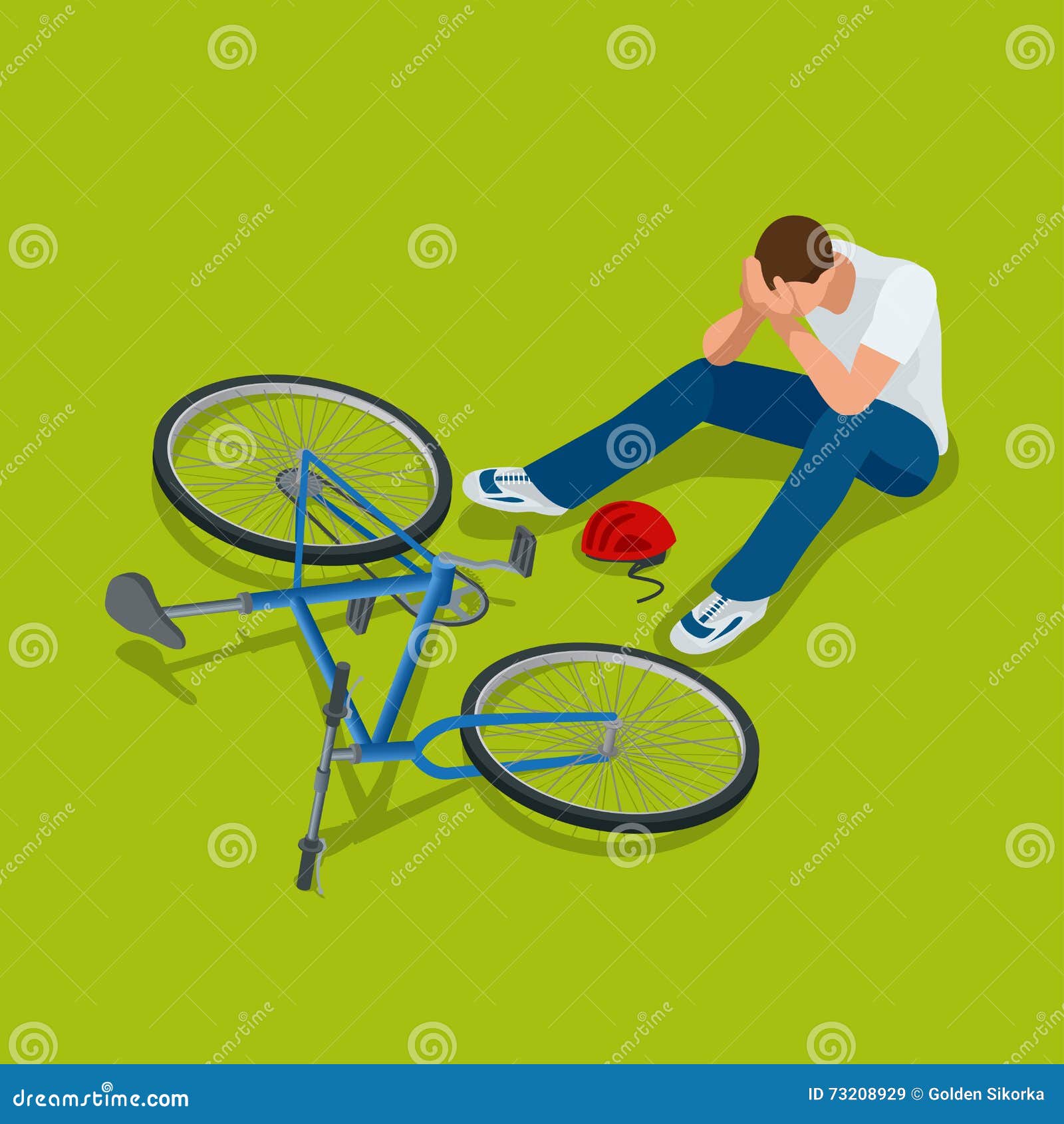 Bicycle Accident Stock Illustrations – 2,644 Bicycle Accident Stock  Illustrations, Vectors & Clipart - Dreamstime