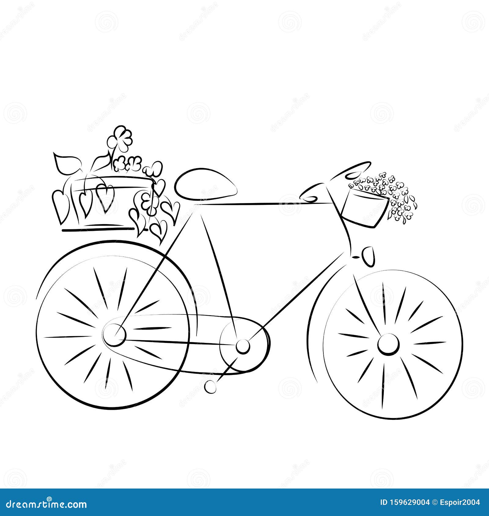 bicycle frame clip art