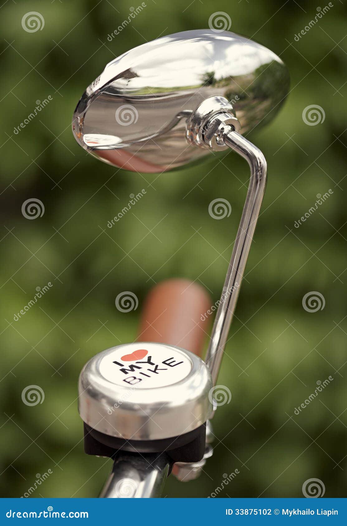 Bicycle bell stock photo. Image of bicycle, outdoor, metal 33875102