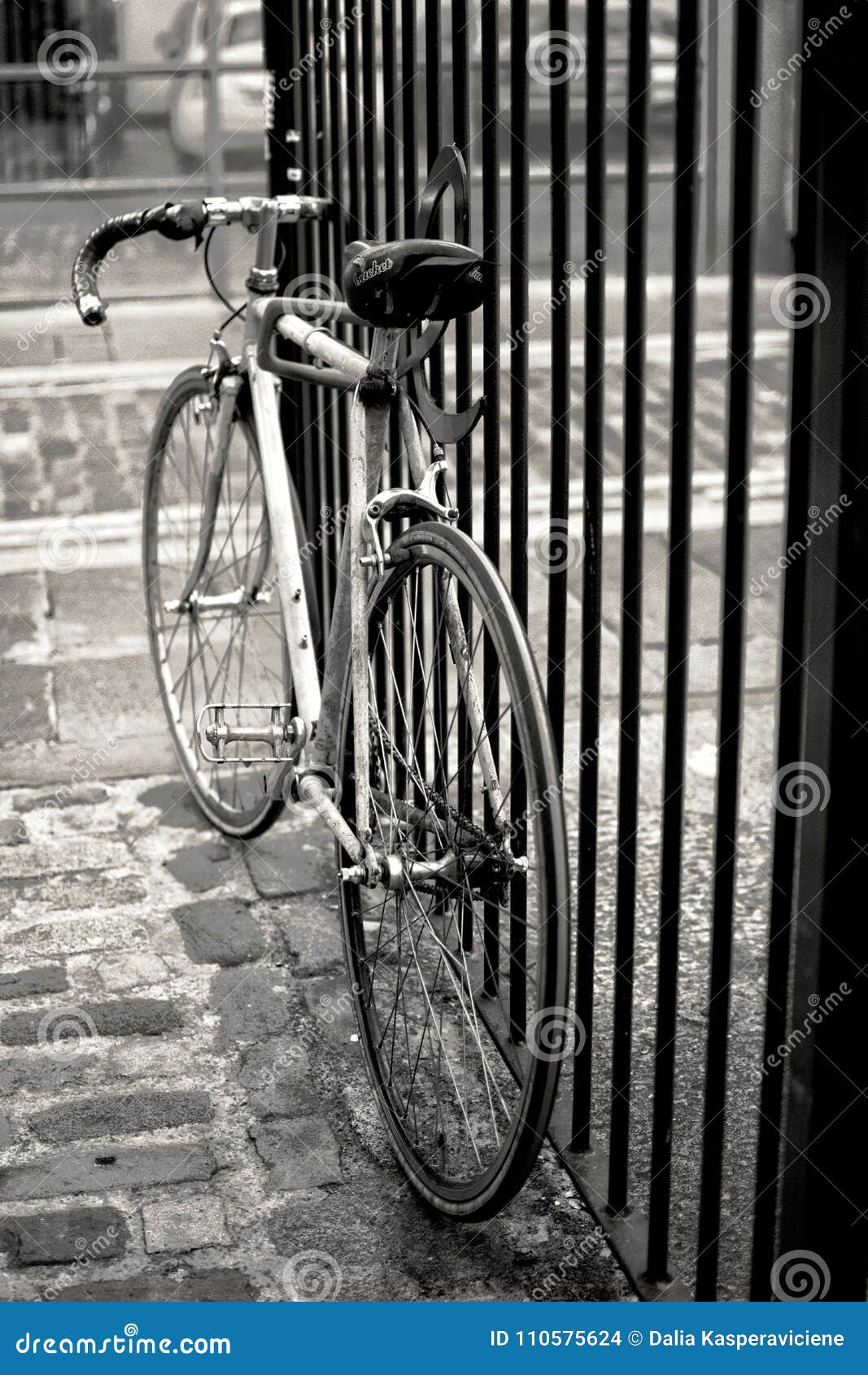 Bicycle editorial stock image. Image of bicycle, standing 110575624