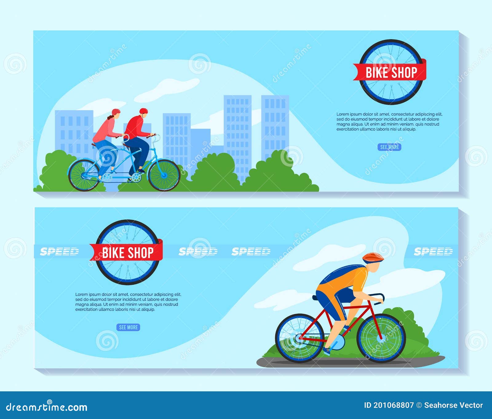 Bicycle Bike Shop Vector Illustration Set, Cartoon Flat Banner Collection with Cyclist People in Helmets and Sportswear Stock Vector - Illustration of person, cycle: 201068807 Bicycle Bike Shop Vector Illustration Set, Cartoon Flat Banner Collection with Cyclist People in Helmets and Sportswear Stock Vector - Illustration of person, cycle: 201068807