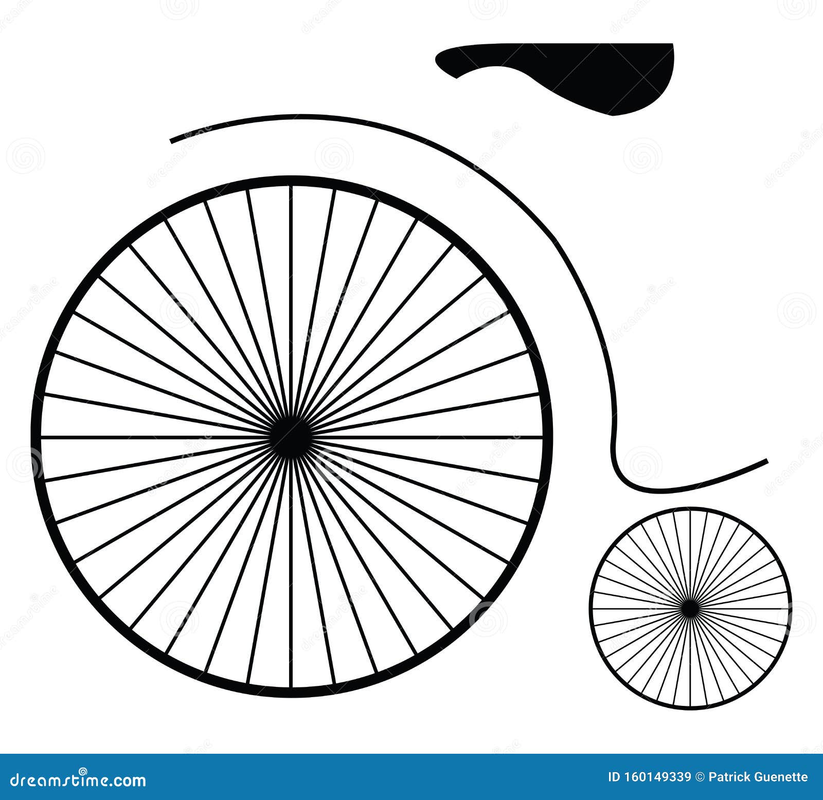 cycle with one big wheel
