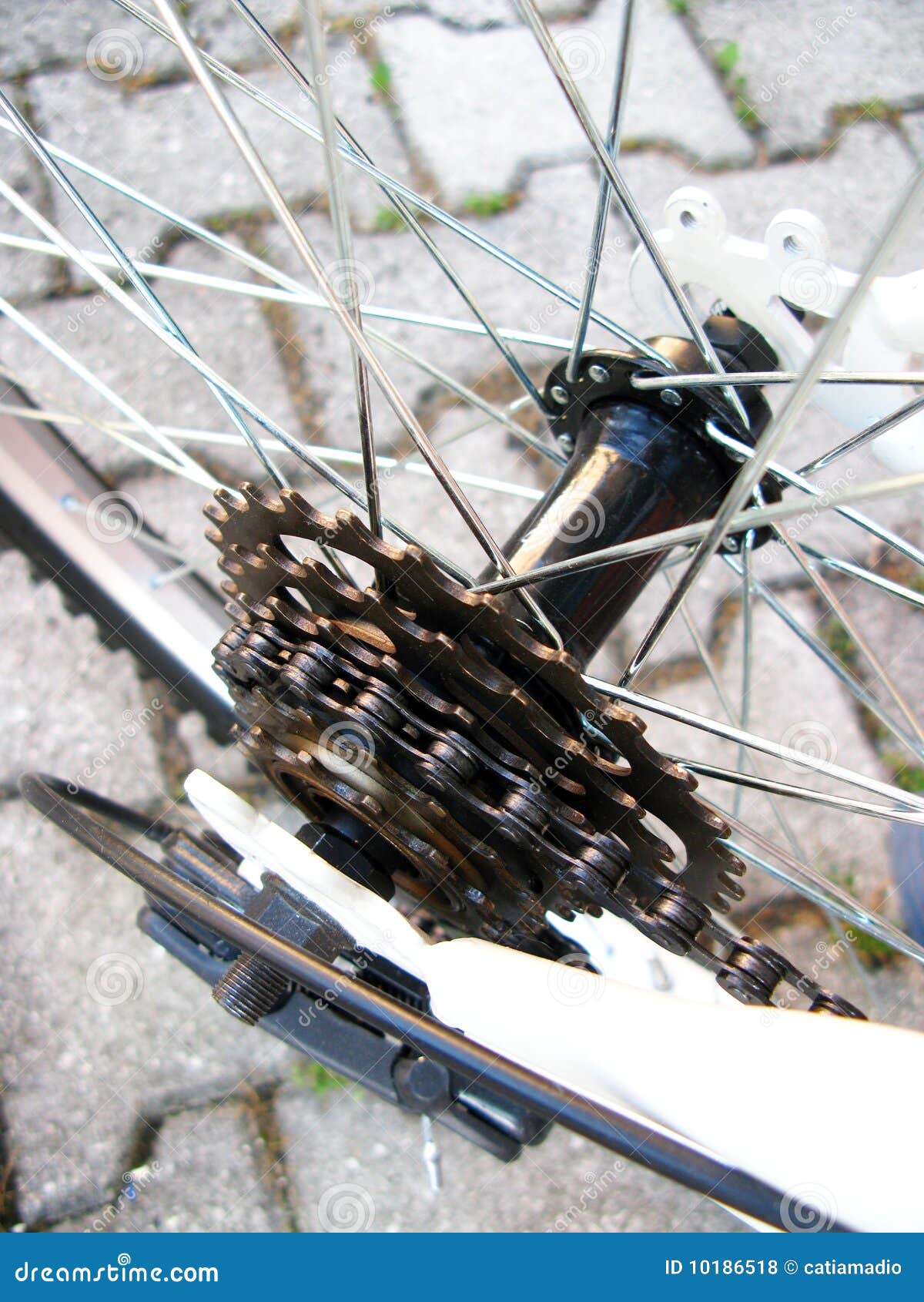 Bicycle detail stock photo. Image of sport, gears, transport 10186518