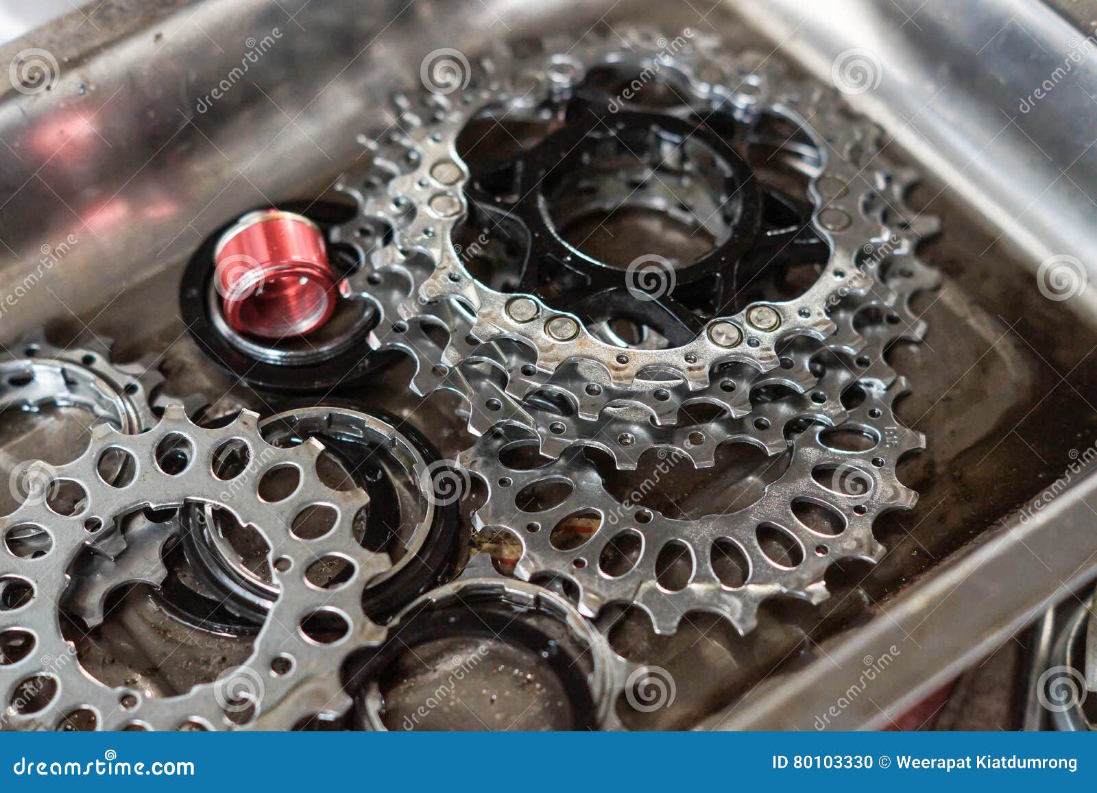 Bicycle gear cassette stock photo. Image of gear, disassemble 80103330