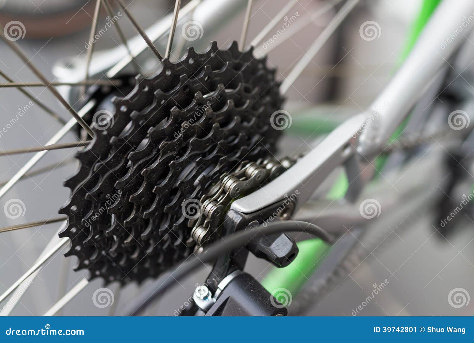 Bicycle gear detail stock image. Image of design, mechanical 39742801