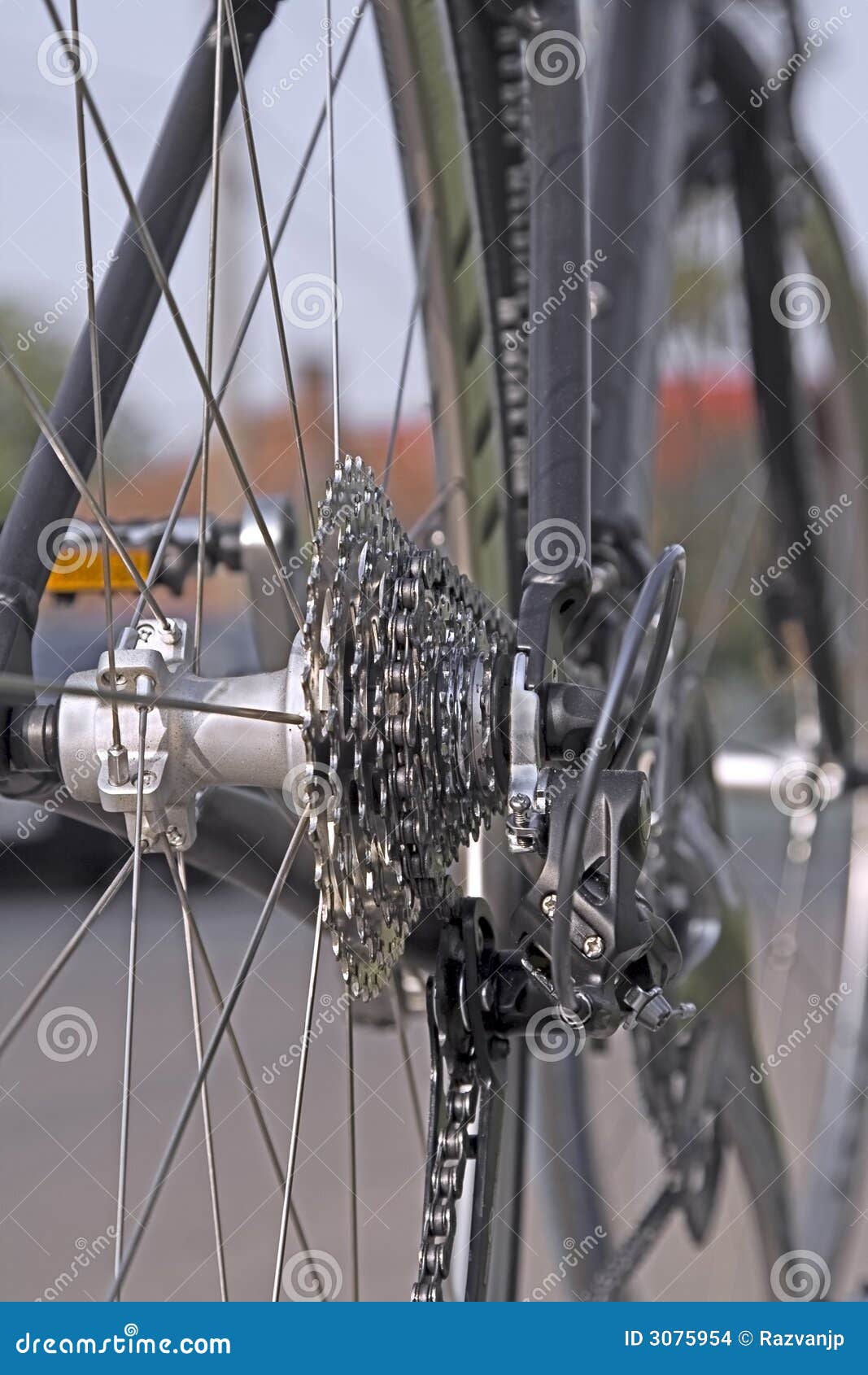 Bicycle gears stock photo. Image of technology, spokes 3075954