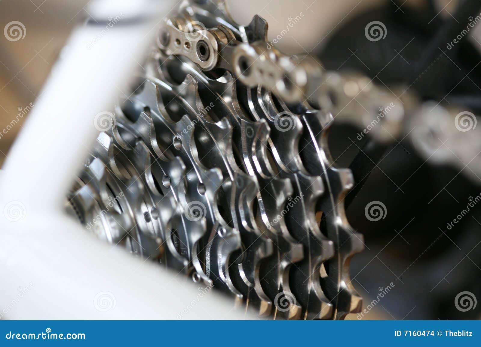 Bicycle gears and chain stock photo. Image of bicycle 7160474
