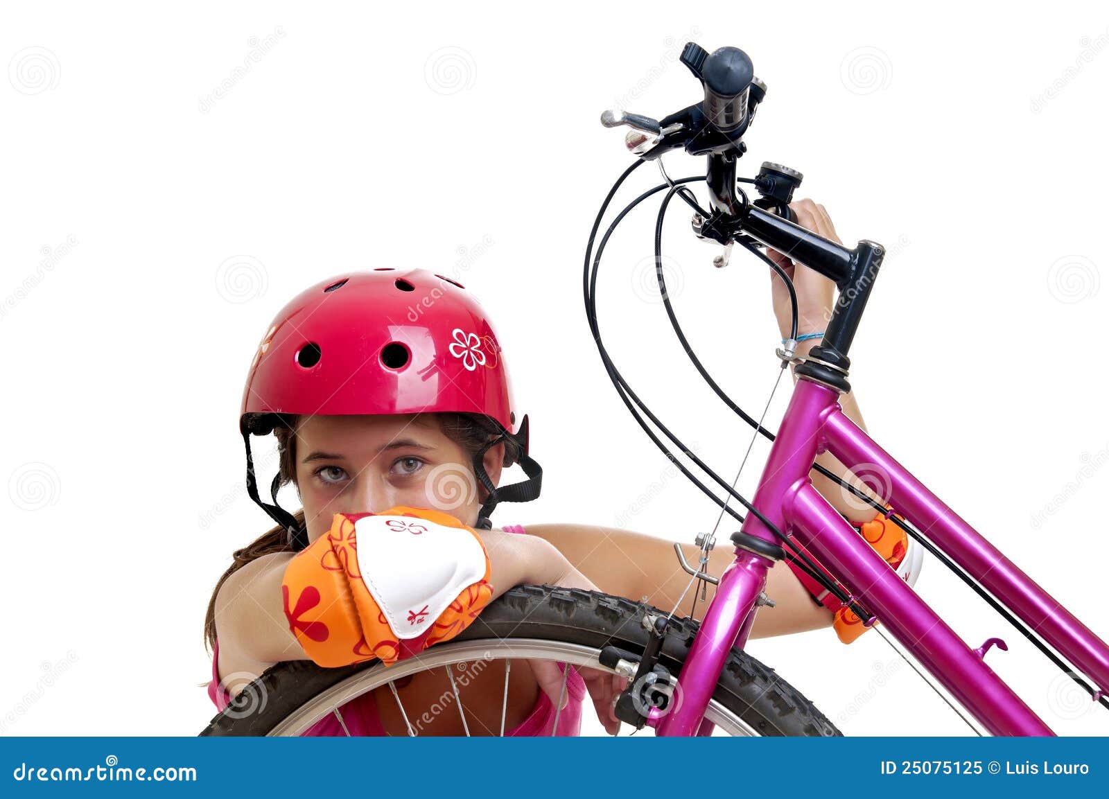 Bicycle girl stock image. Image of bike, exercise, healthy 25075125