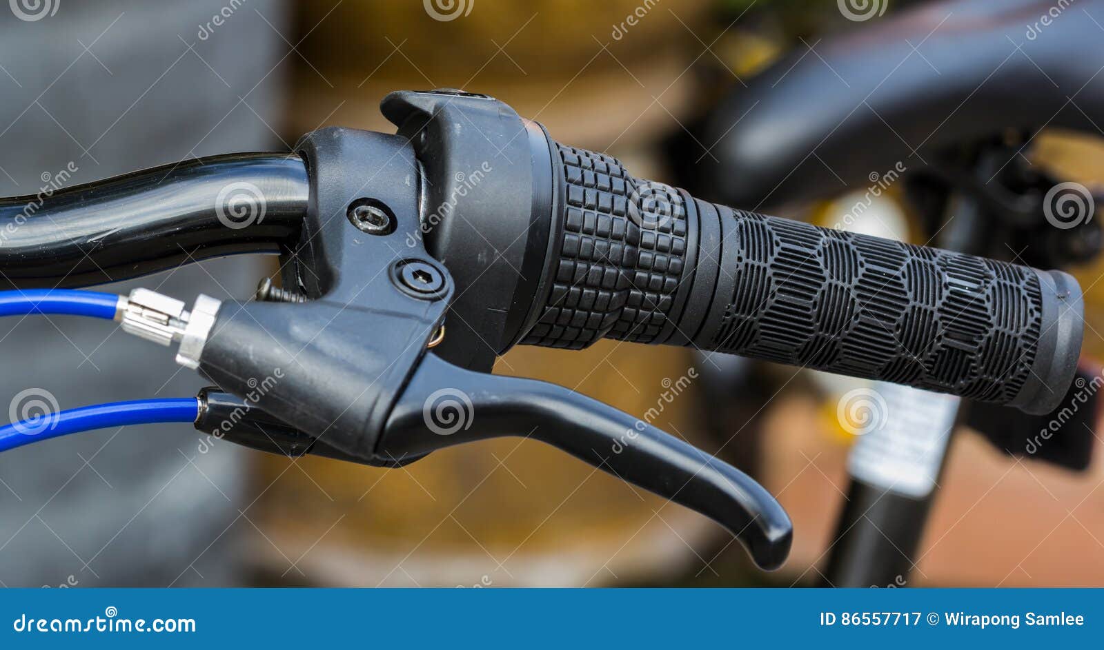 Bicycle Handlebar and Brake Stock Image Image of closeup, healthy