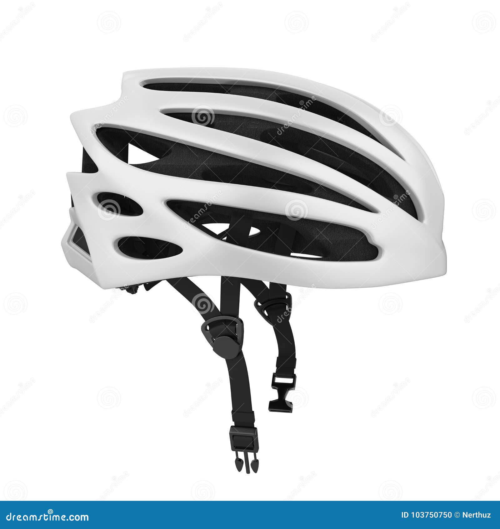 Bicycle Helmet Isolated stock illustration. Illustration of headgear