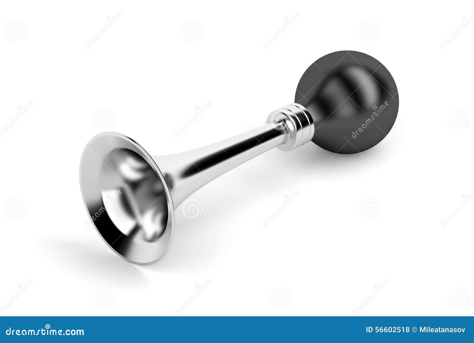 Bicycle horn stock illustration. Illustration of equipment 56602518