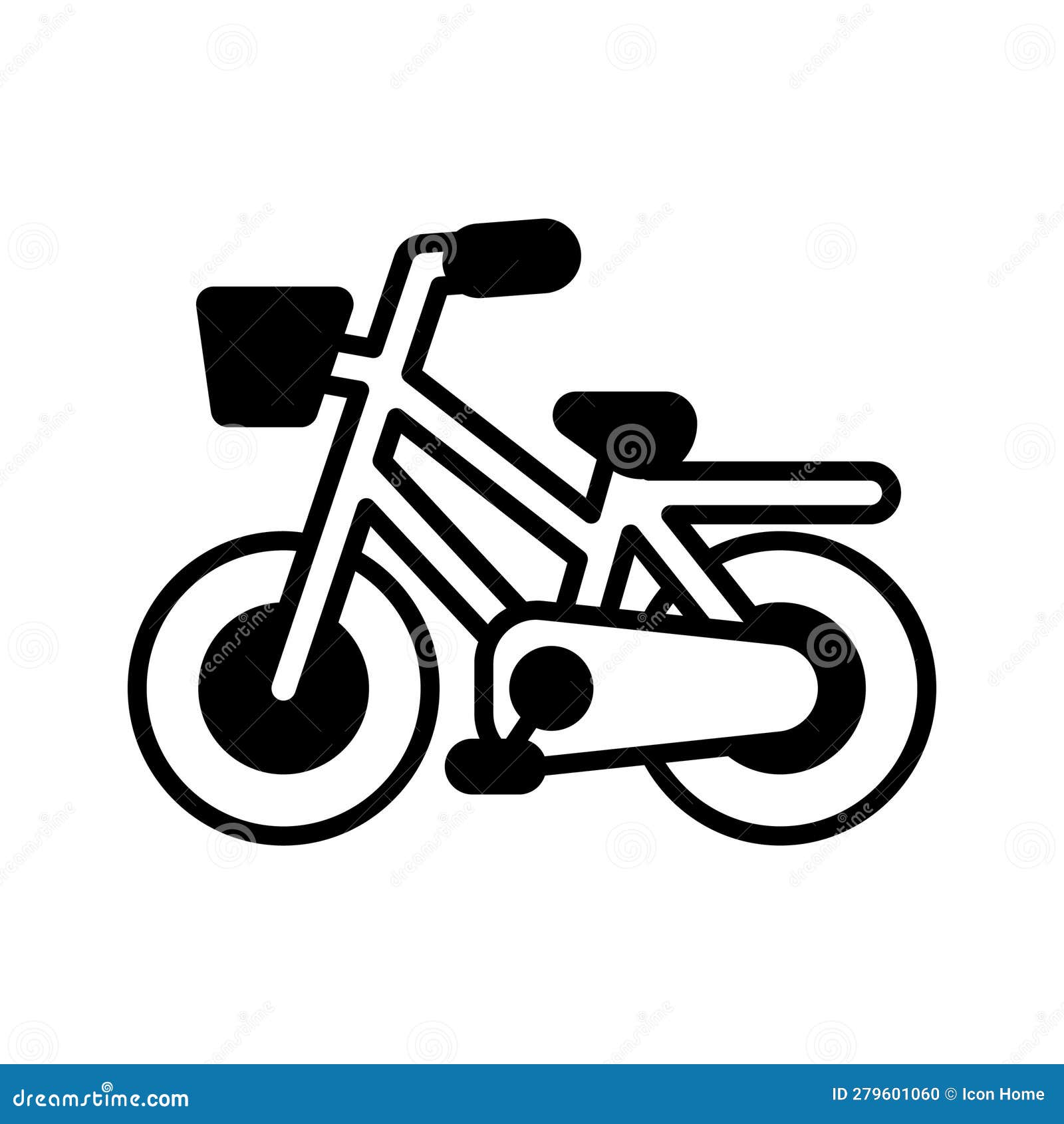 Bicycle Icon Design in Modern Style, Pedal Bike Vector Design Stock