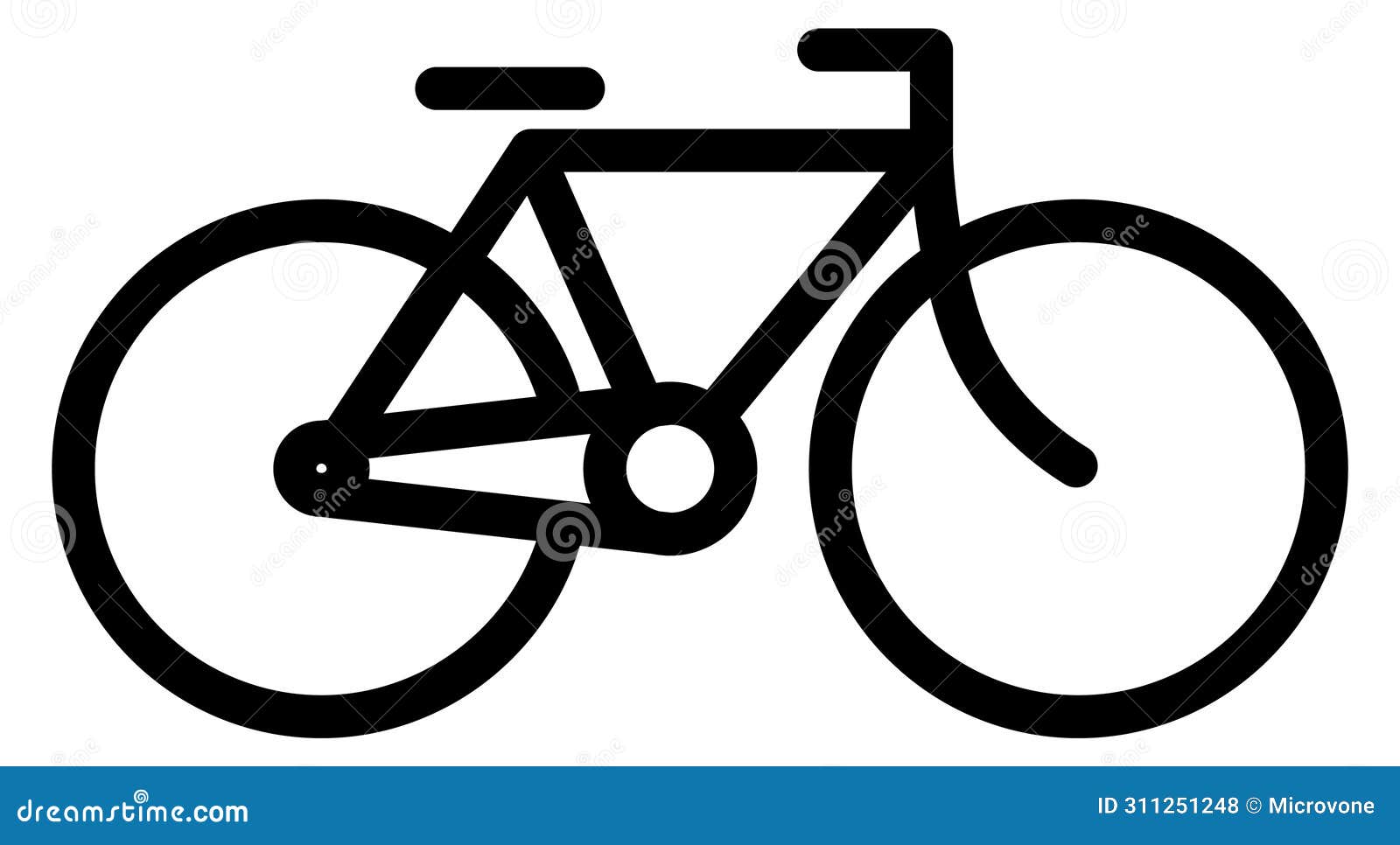 bicycle line icon. city riding transport 