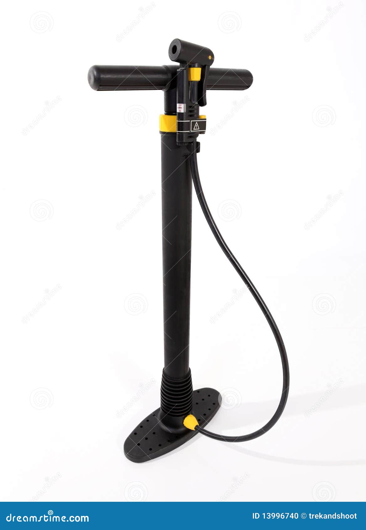 Bicycle pump stock photo. Image of compressor, bicycle 13996740