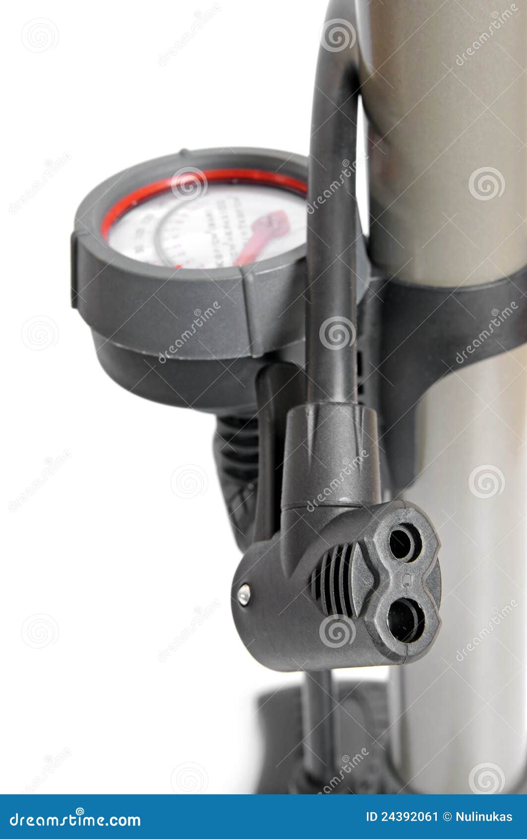 Bicycle Pump Gauge stock image. Image of repair, bicycle 24392061