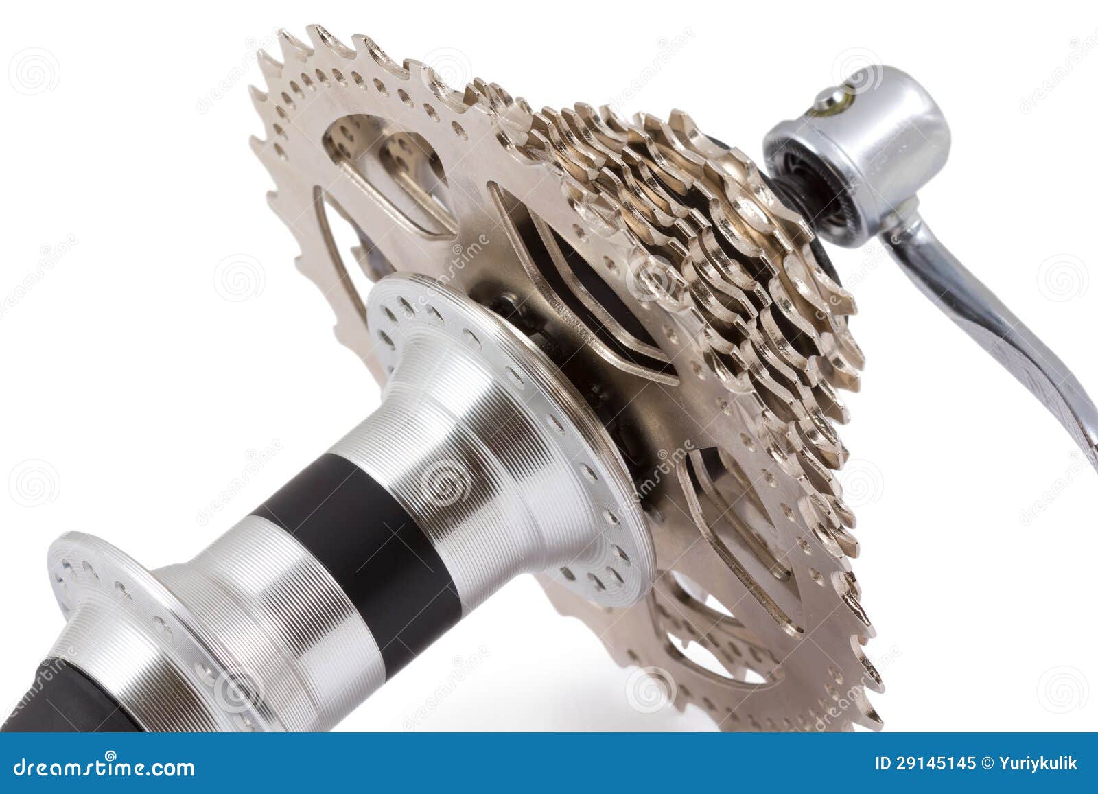 Bicycle rear hub stock image. Image of bicycle, sleek - 29145145
