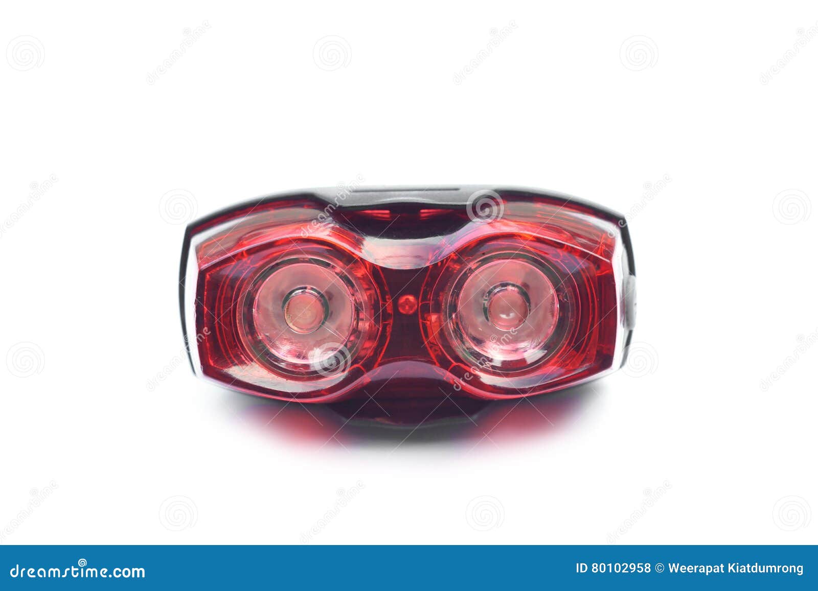 Bicycle Rear Light Reflector Stock Photo Image of rear, bike 80102958