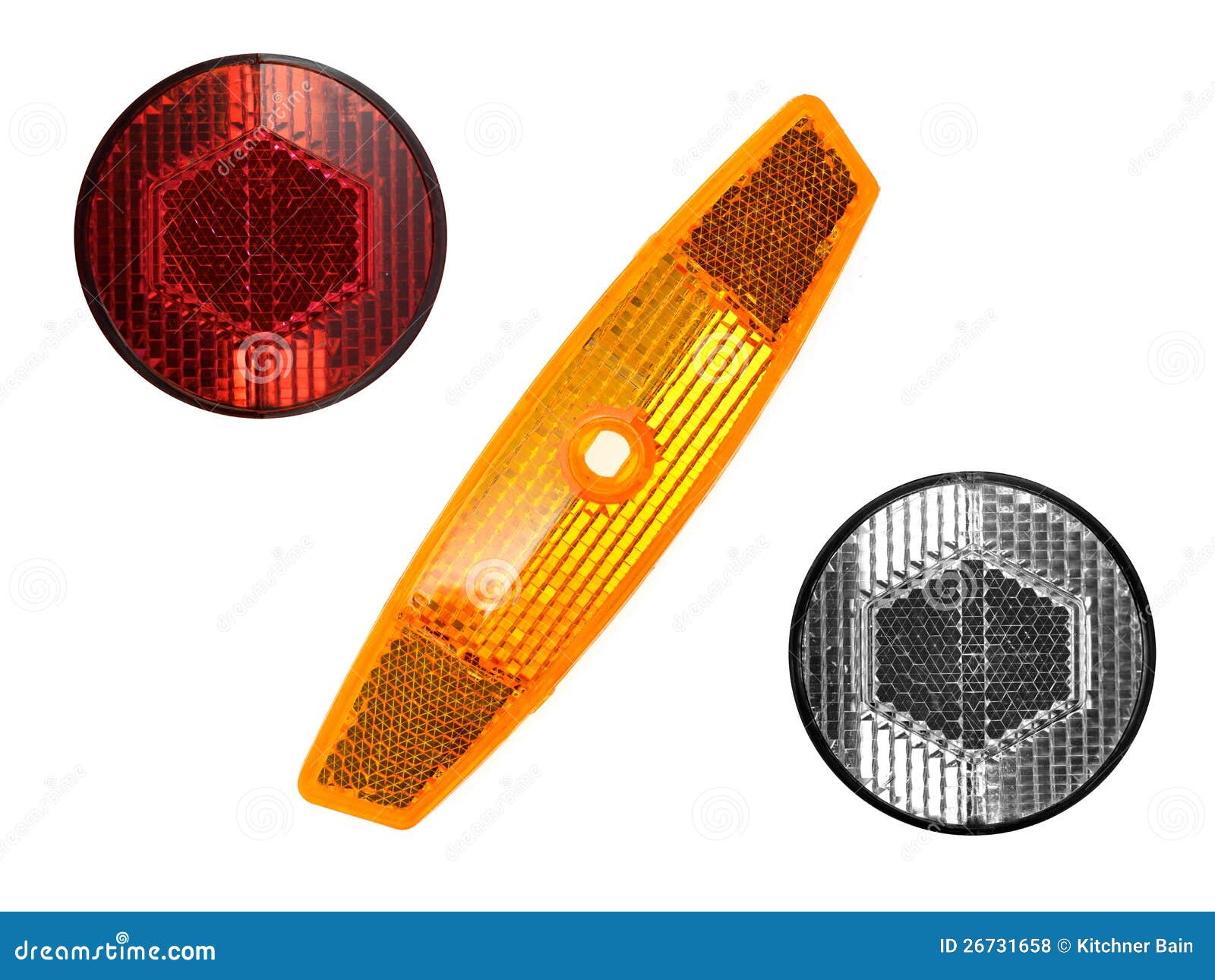 Bicycle Reflectors stock photo. Image of ecology, shiny 26731658