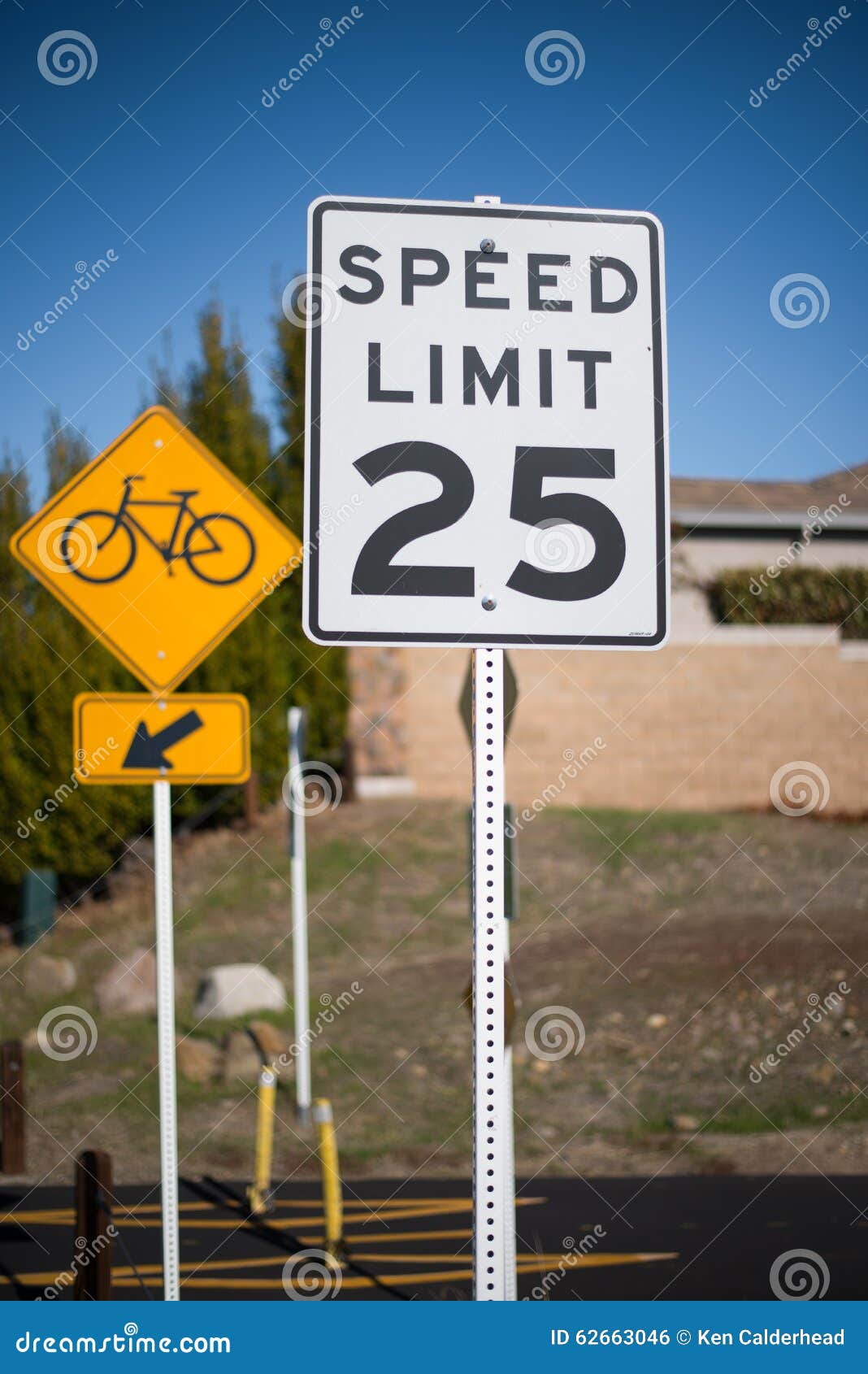 Bicycle and Speed Limit Sign Stock Photo Image of city, healthy 62663046