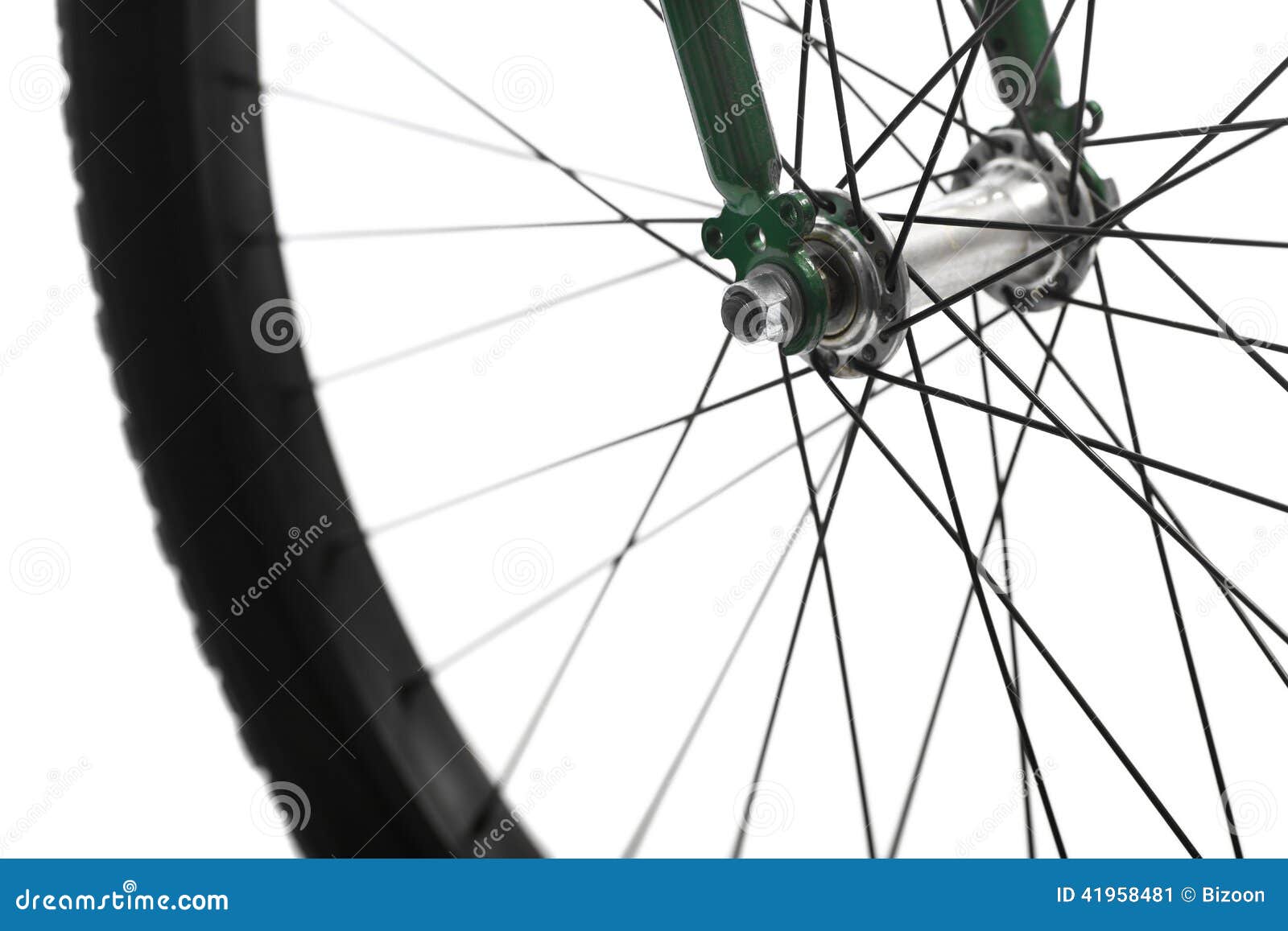 Bicycle spokes stock image. Image of cycling, axle, component 41958481